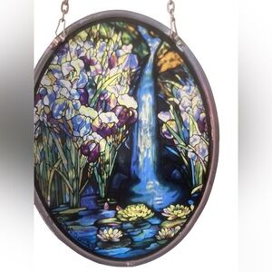 Stained Glass Suncatcher Waterfall Louis C Tiffany Glassmasters 1989